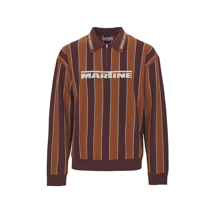 Martine Rose Logo Polo Brown