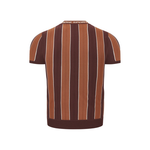 Martine Rose Logo Tight T-Shirt Brown