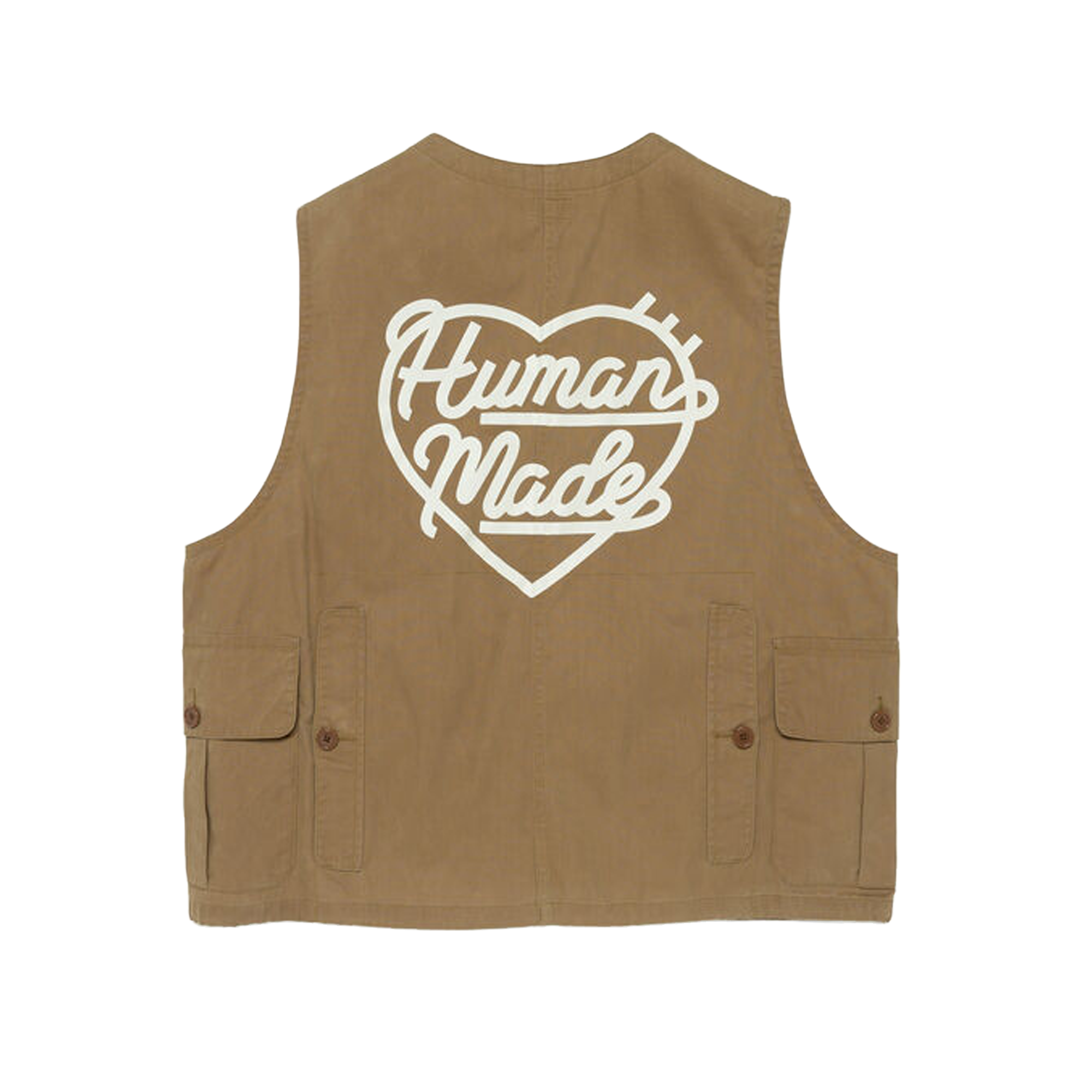 Human Made Hunting Vest Beige HM31JK015