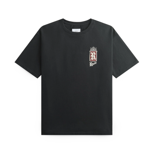 R H U D E Fumar 91 T-Shirt Vintage Black/White/Red