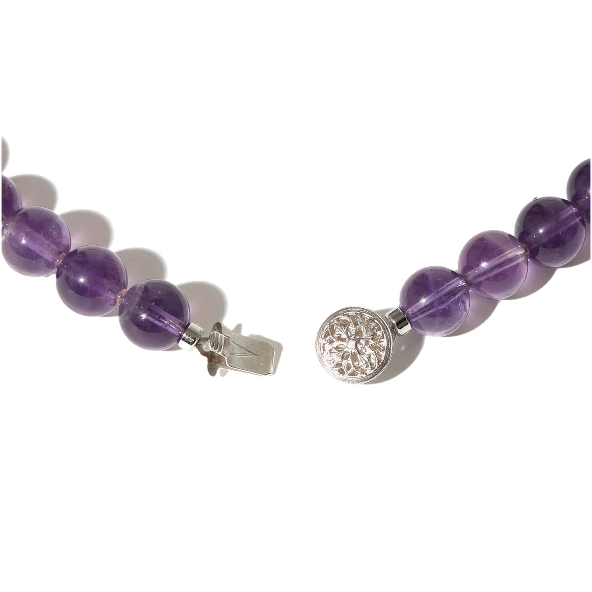Needles Necklace Amethyst Purple
