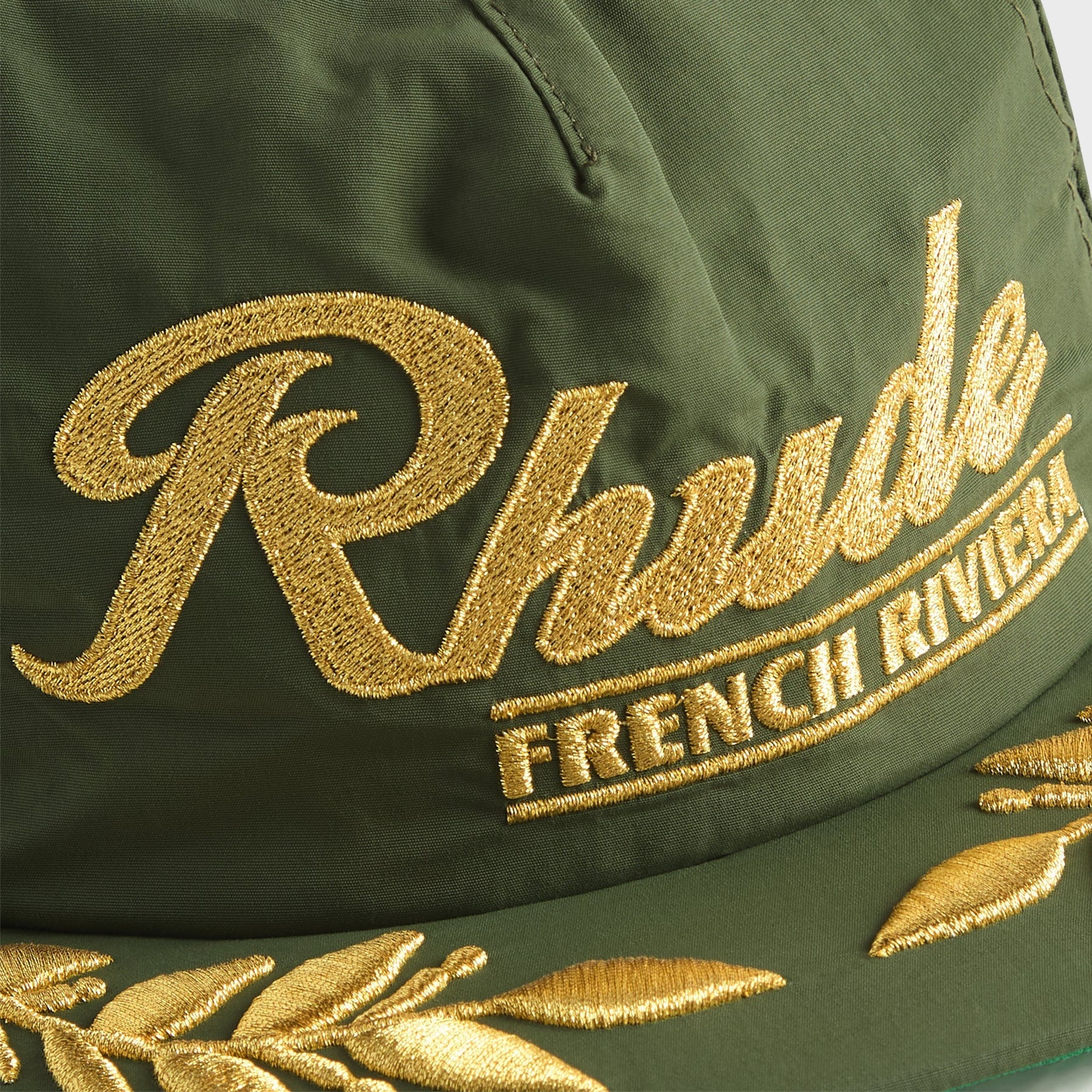 R H U D E French Riviera Hat Green/Gold