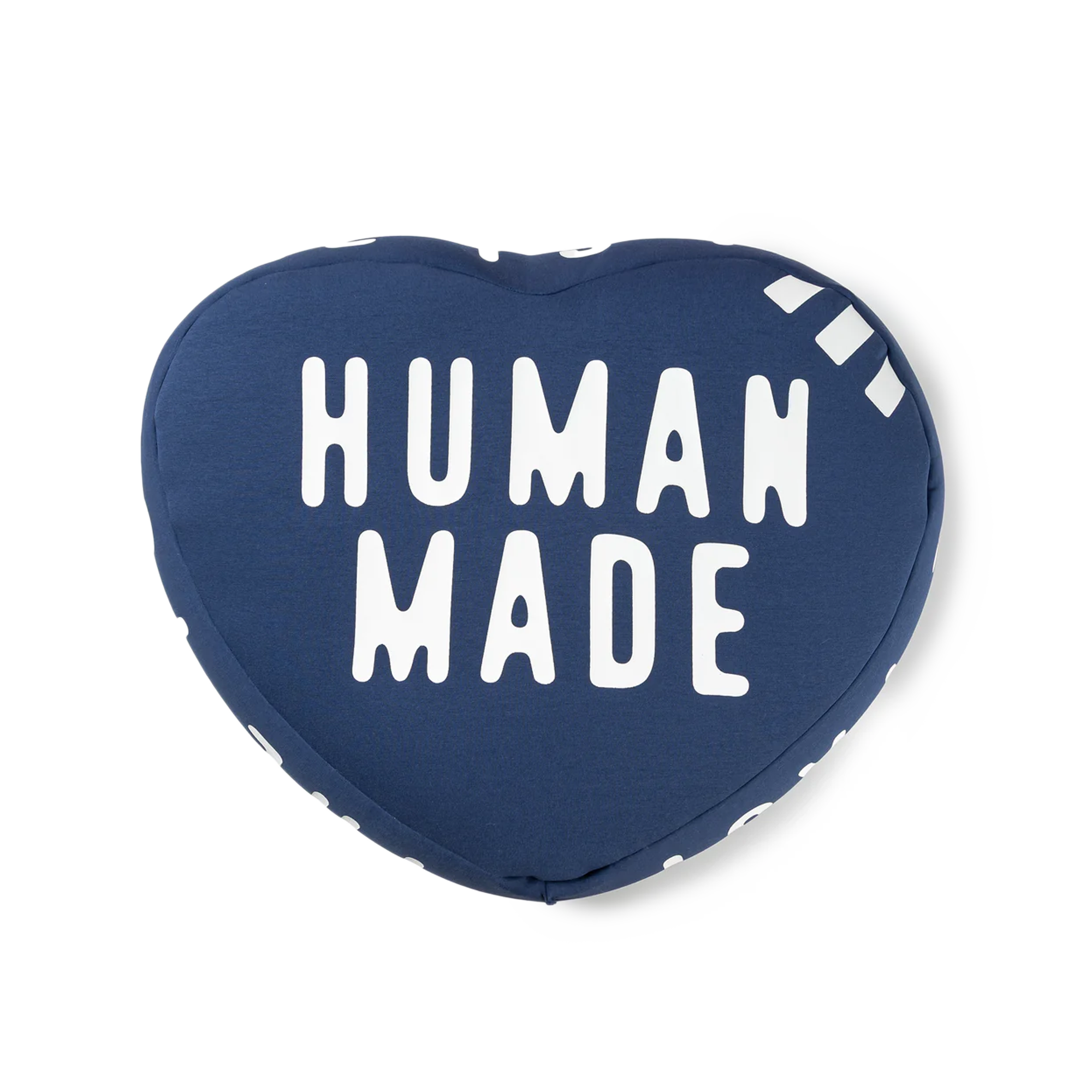 Human Made Heart Beads Cushion Navy HM30GD079