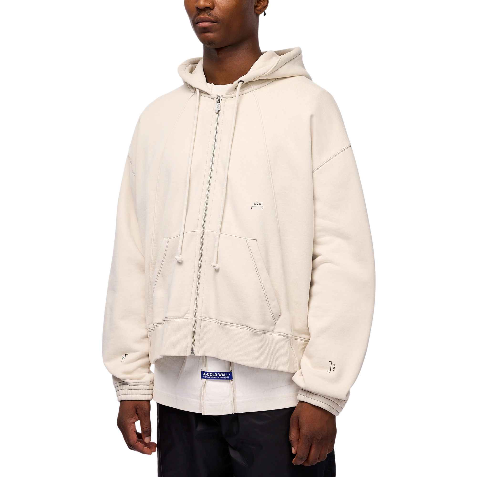 A-COLD-WALL* Millbank Zip Hoodie Beige Bone