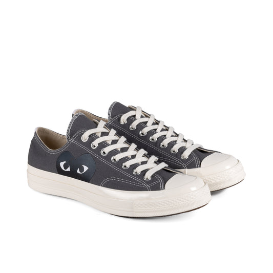 Comme Des Garcons Play x Converse CT70 Black Heart Low Top Sneakers Grey AZ-K121-001