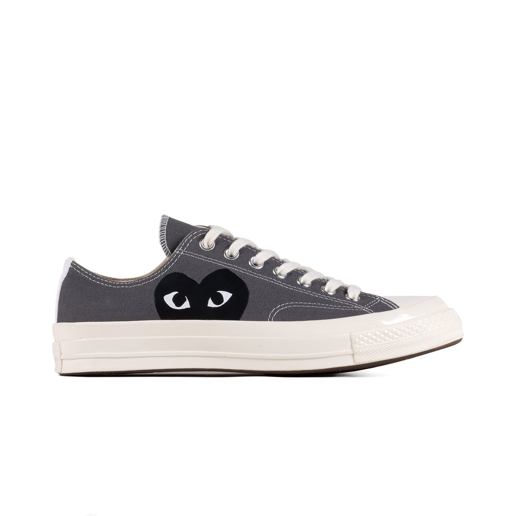 Comme Des Garcons Play x Converse CT70 Black Heart Low Top Sneakers Grey AZ-K121-001