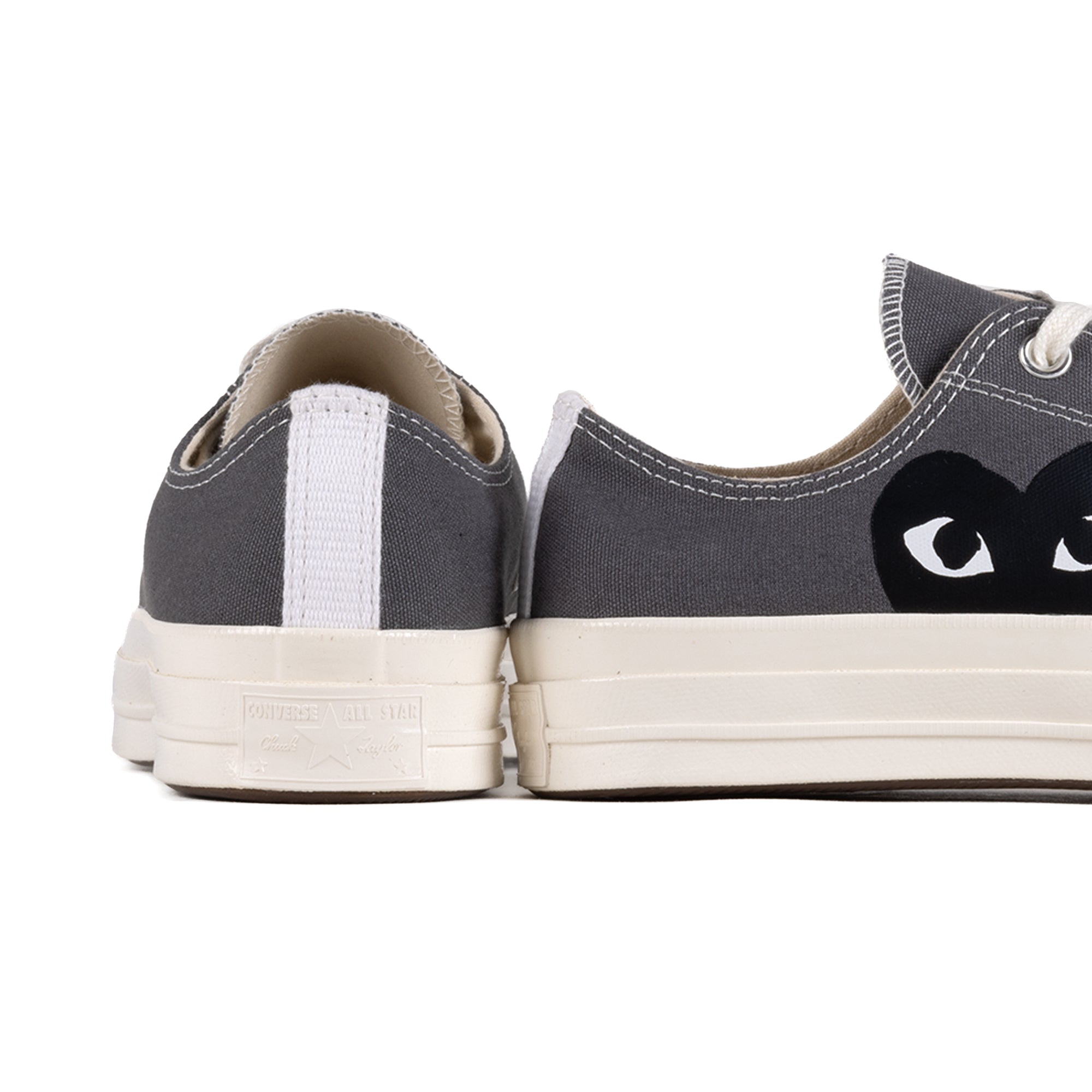 Comme Des Garcons Play x Converse CT70 Black Heart Low Top Sneakers Grey AZ-K121-001