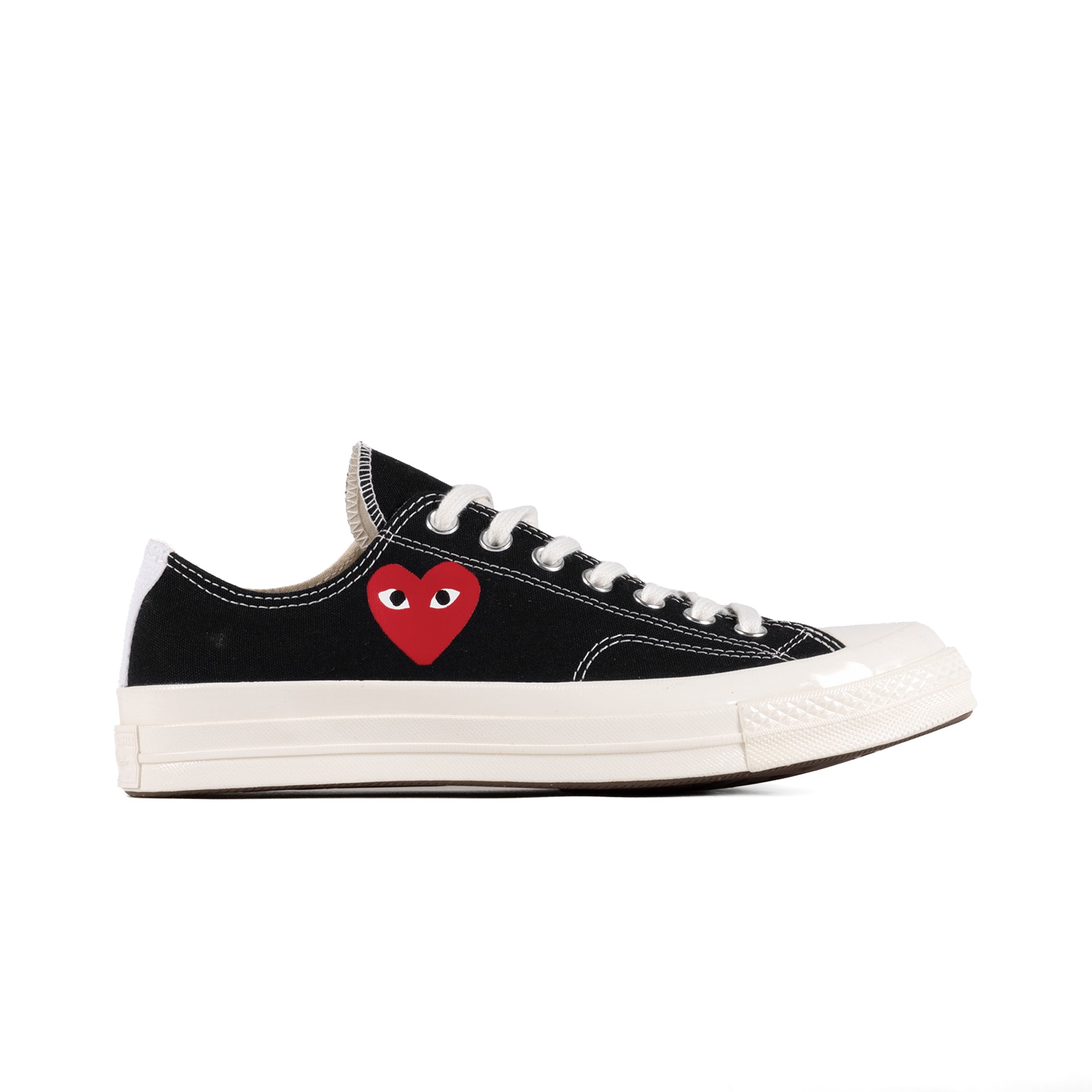 Comme Des Garcons Play x Converse CT70 Small Red Heart Low Top Sneakers Black AZ-K128-001
