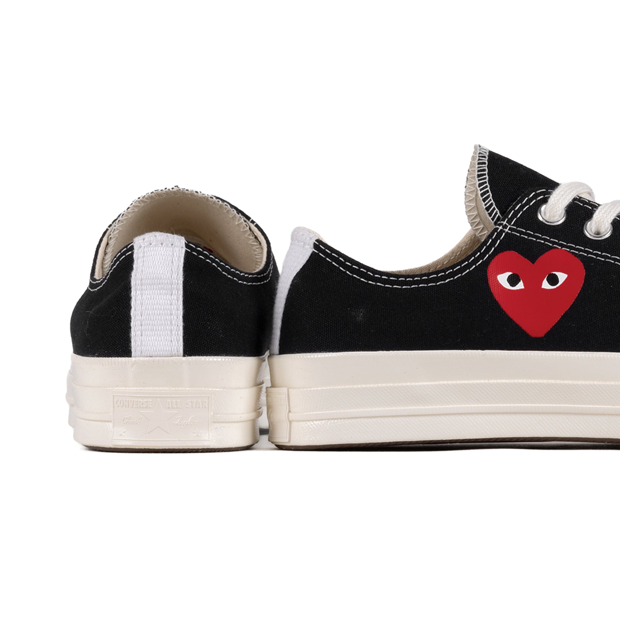 Comme Des Garcons Play x Converse CT70 Small Red Heart Low Top Sneakers Black AZ-K128-001