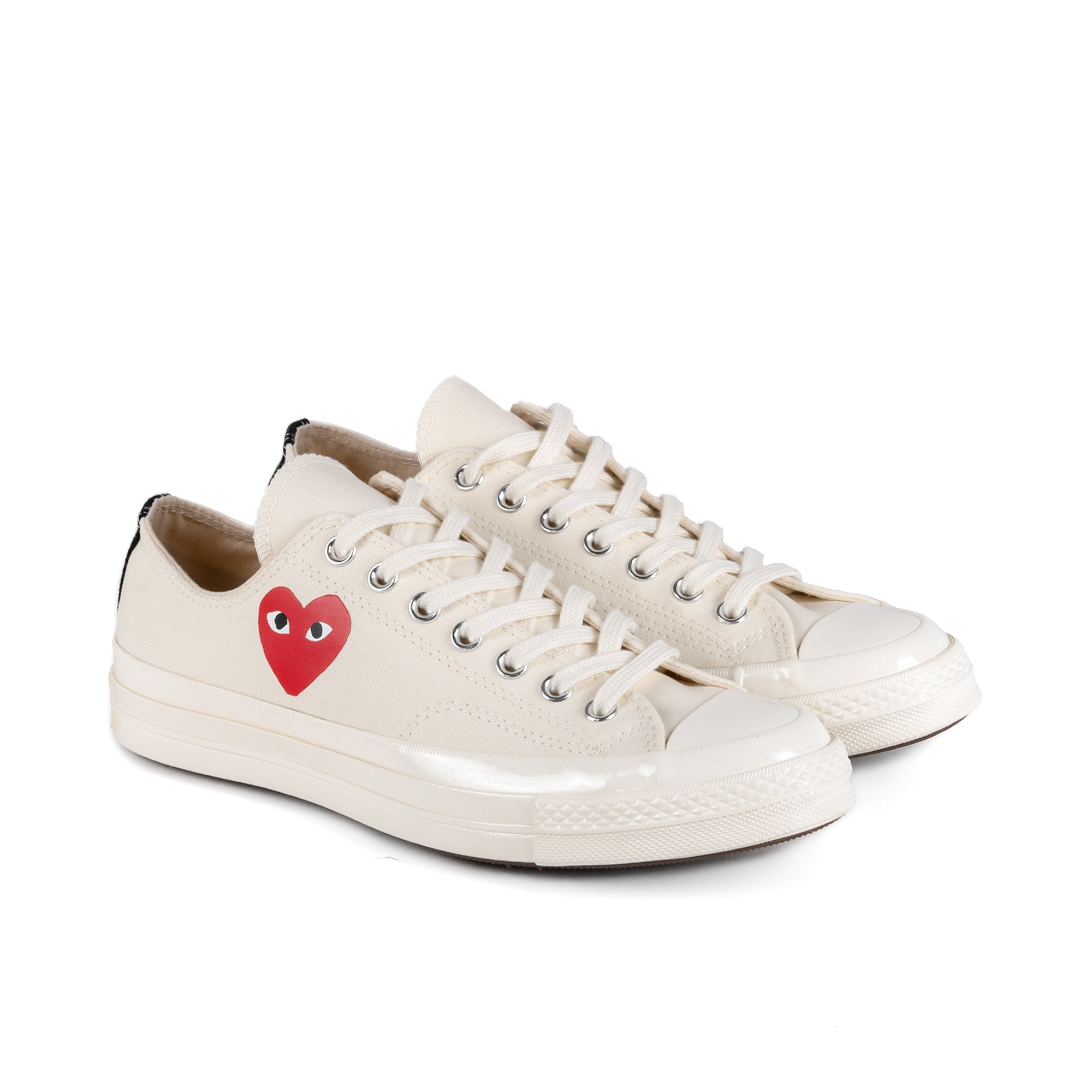Comme Des Garcons Play x Converse CT70 Small Red Heart Low Top Sneakers White AZ-K128-001