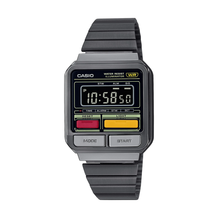 Casio Vintage Digital Retro Pop Colour/Black Plated A120WEGG-1B