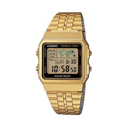 Casio Gents Digital Square A500WGA-1D Gold
