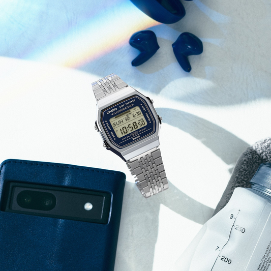 Casio Vintage Digital Bluetooth ABL100WE-2A Navy