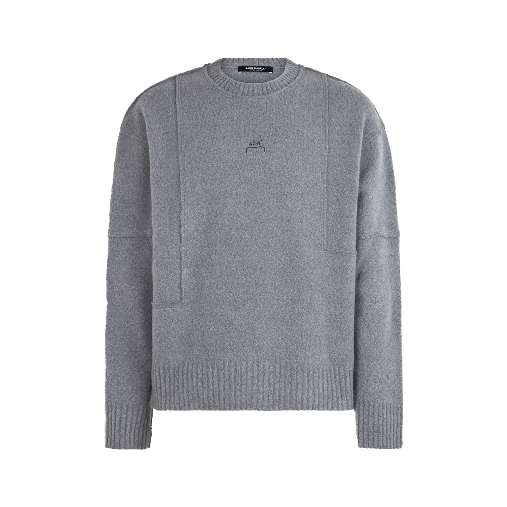 A-COLD-WALL* Construct Knit Crewneck Grey Slate