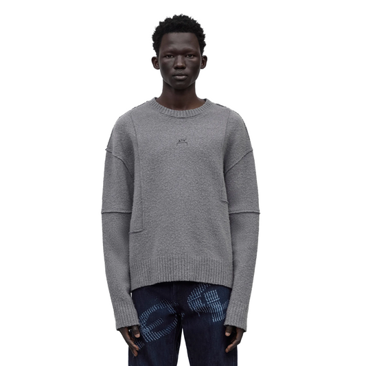 A-COLD-WALL* Construct Knit Crewneck Grey Slate