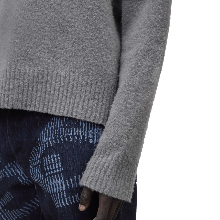 A-Cold-Wall Construct Knit Crewneck Grey Slate