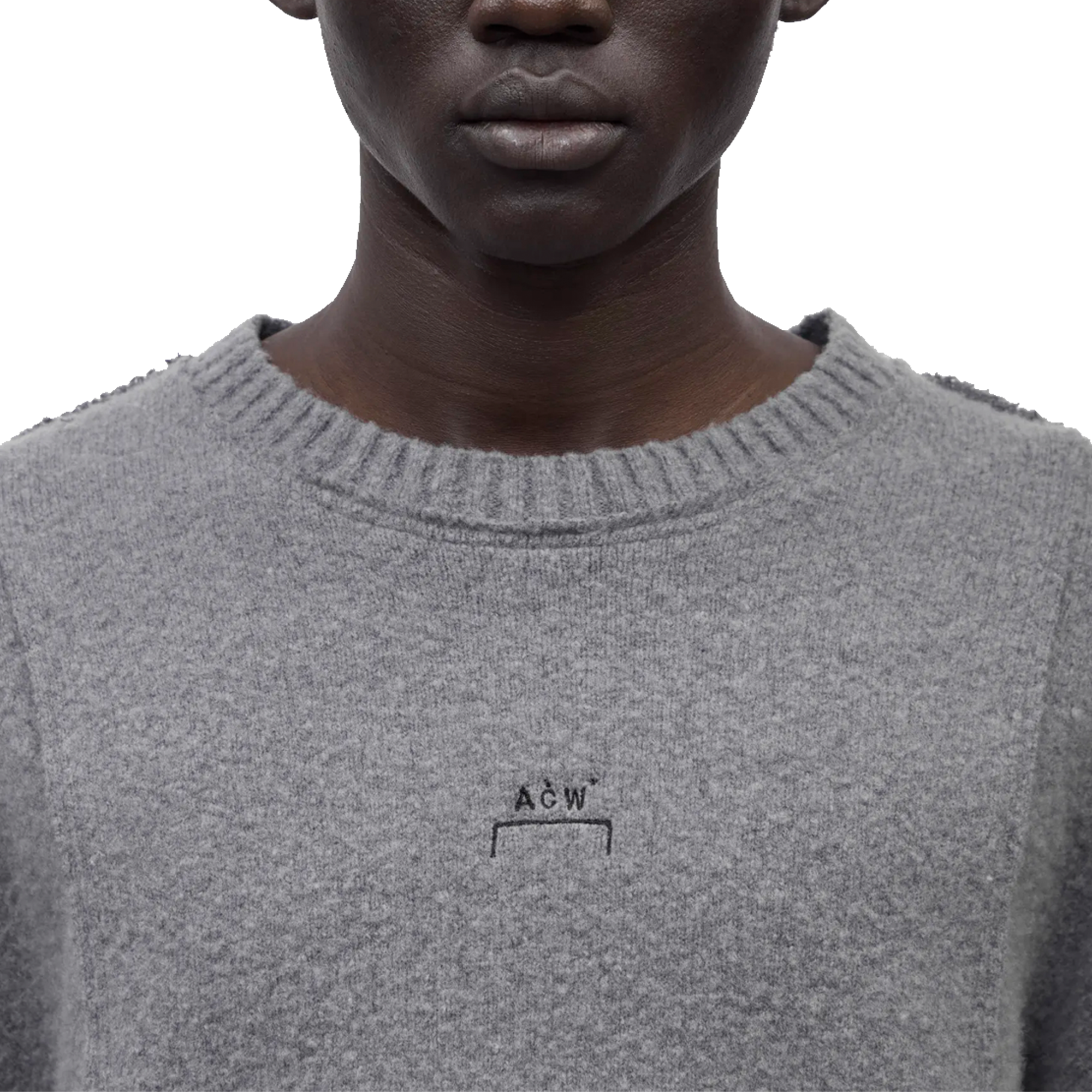 A-COLD-WALL* Construct Knit Crewneck Grey Slate