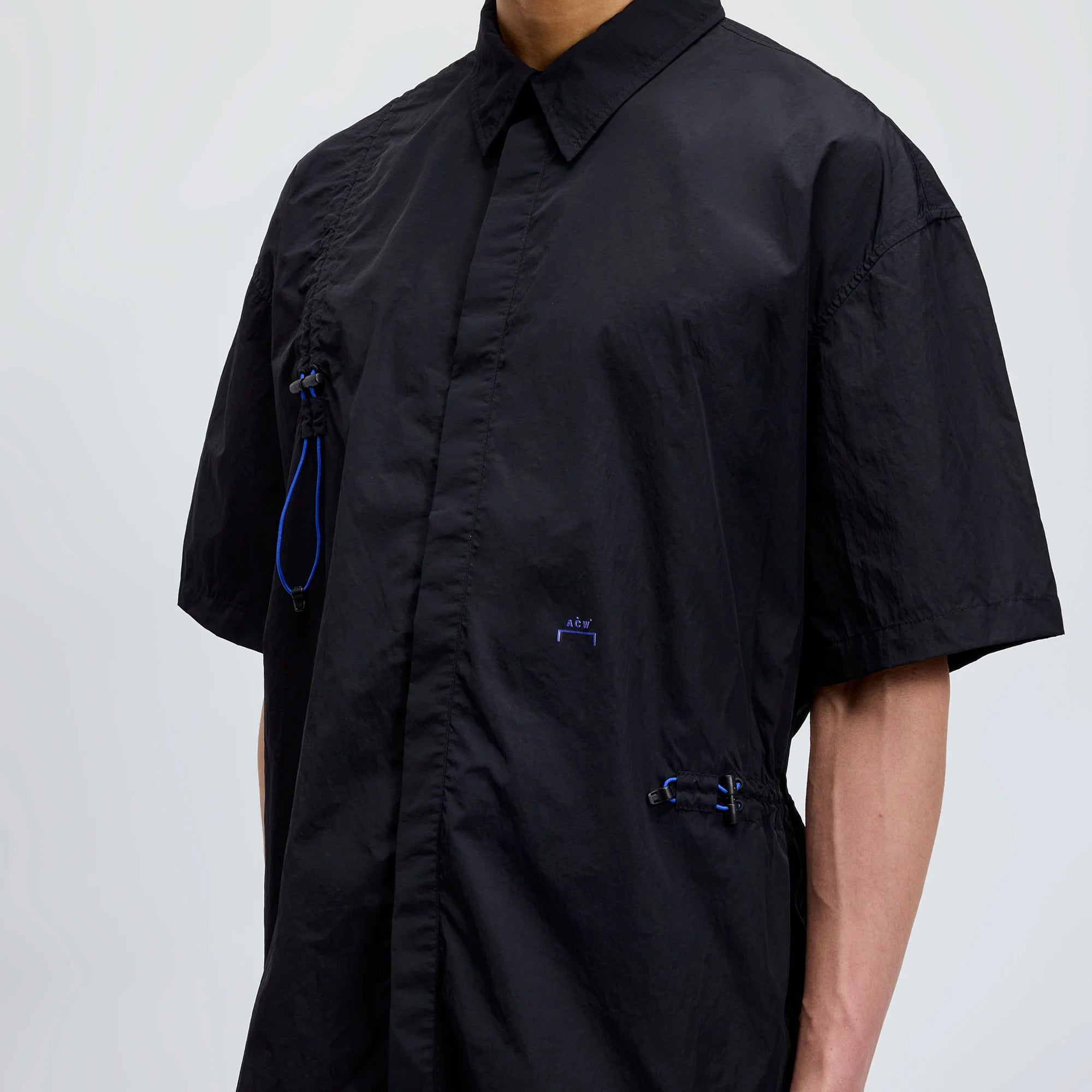 A-COLD-WALL* Balfron Short Sleeve Shirt Black Onyx ACWMSH166