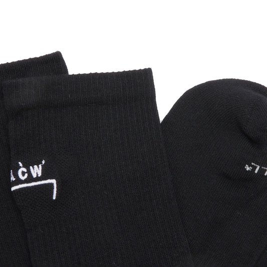 A-COLD-WALL* Core Sock Black Onyx