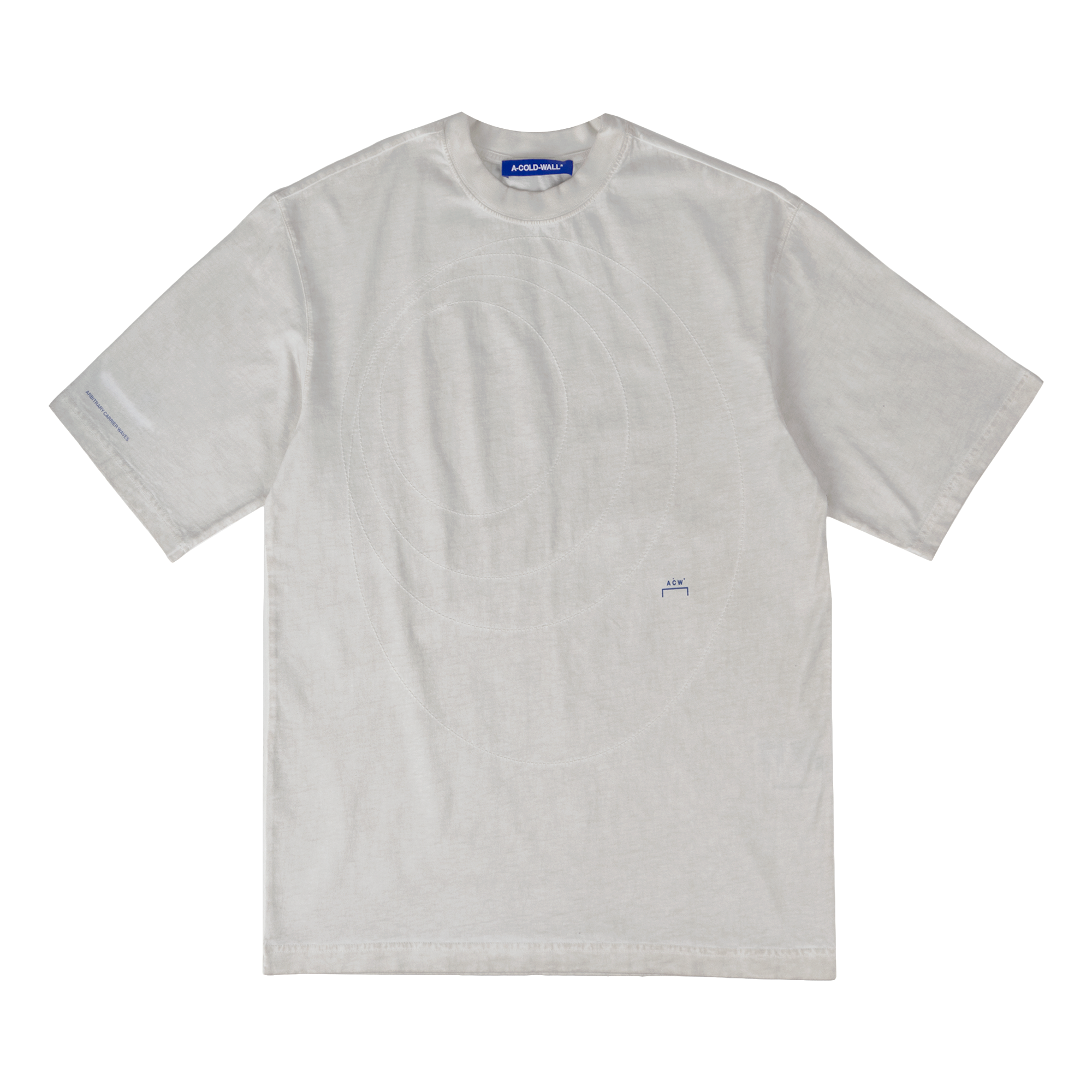 A-COLD-WALL* Frequency T-Shirt Beige Bone ACWMTS213