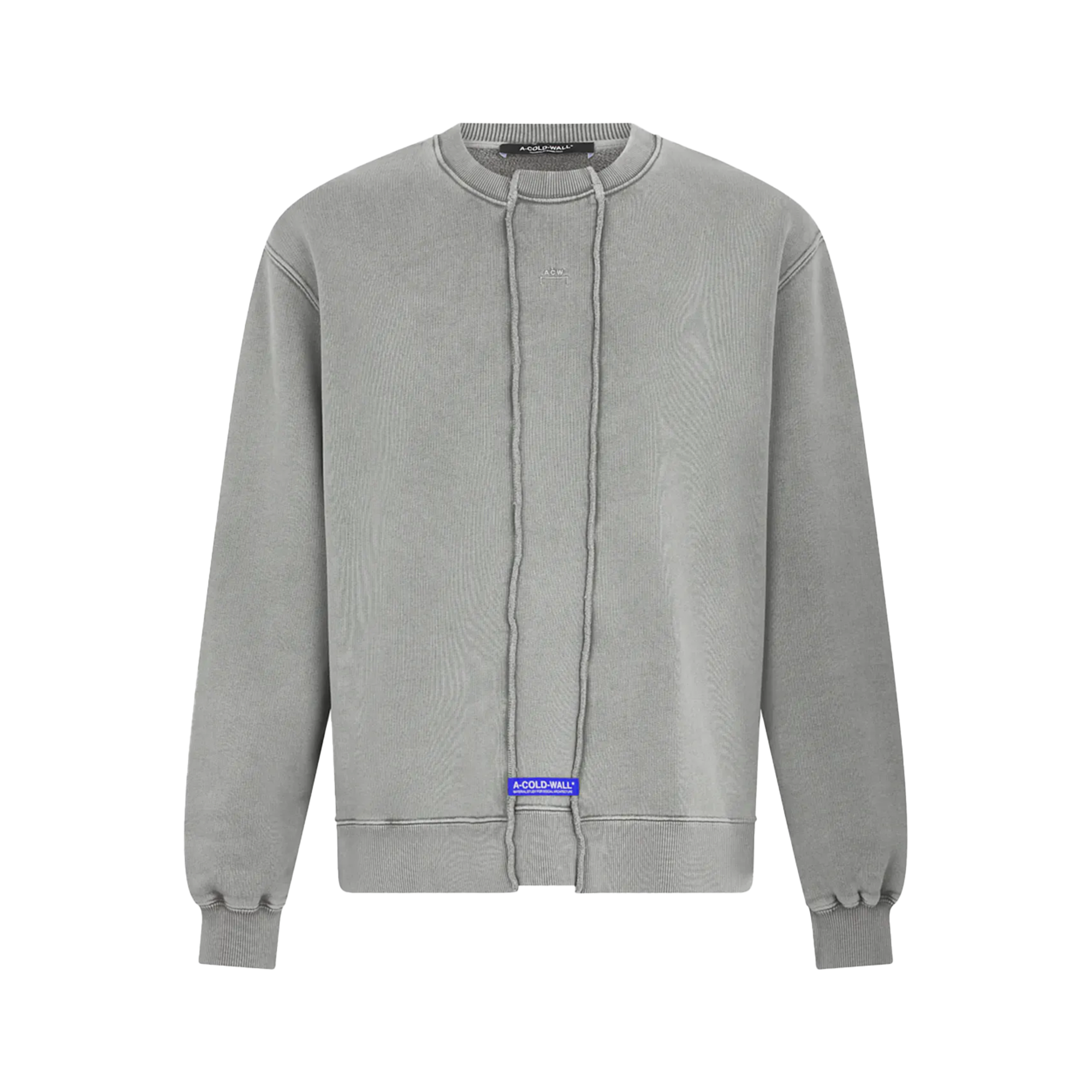 A-COLD-WALL* Fracture Crewneck Grey Green-Olive Green