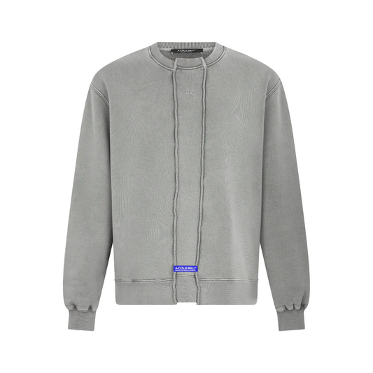 A-COLD-WALL* Fracture Crewneck Grey Green-Olive Green