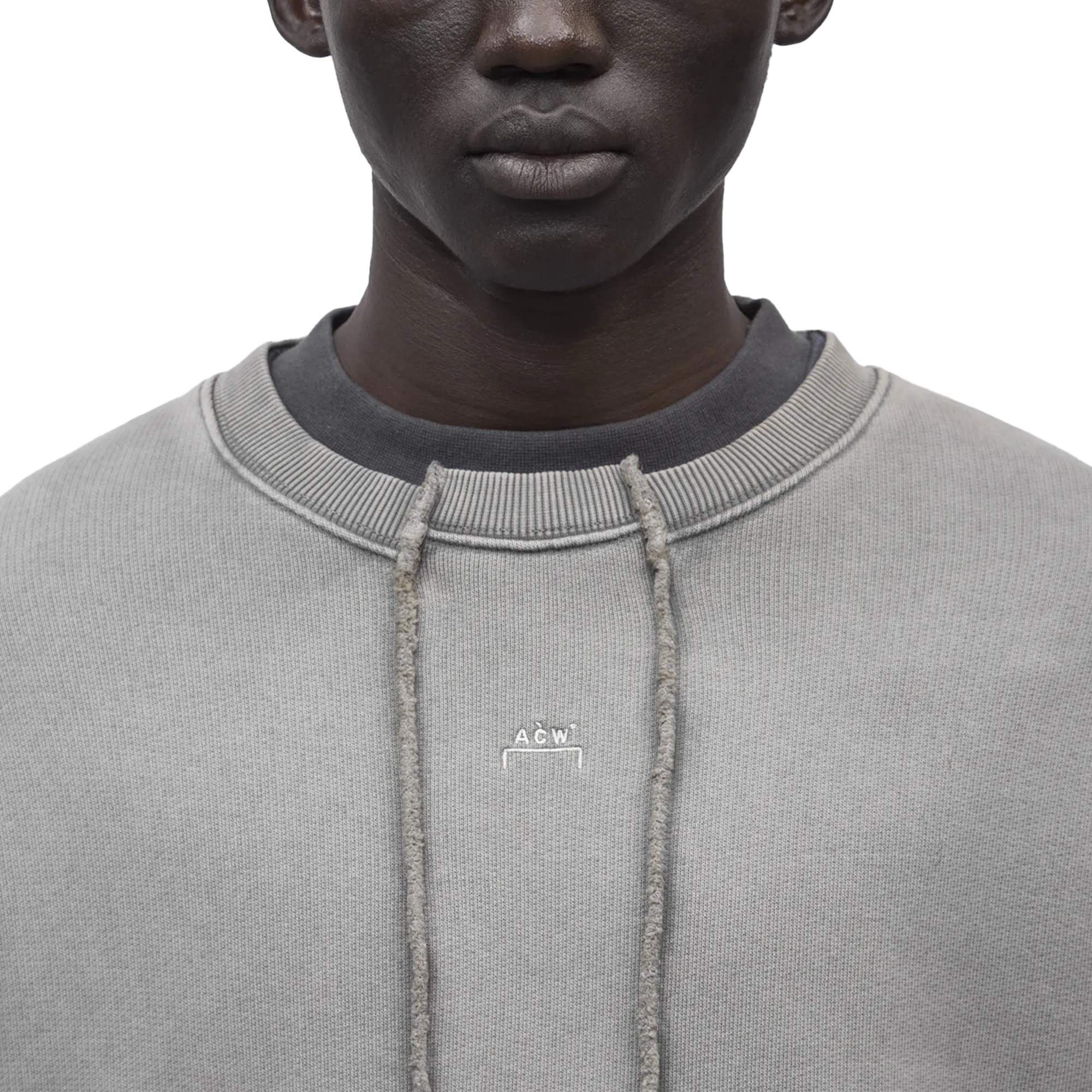 A-COLD-WALL* Fracture Crewneck Grey Green-Olive Green