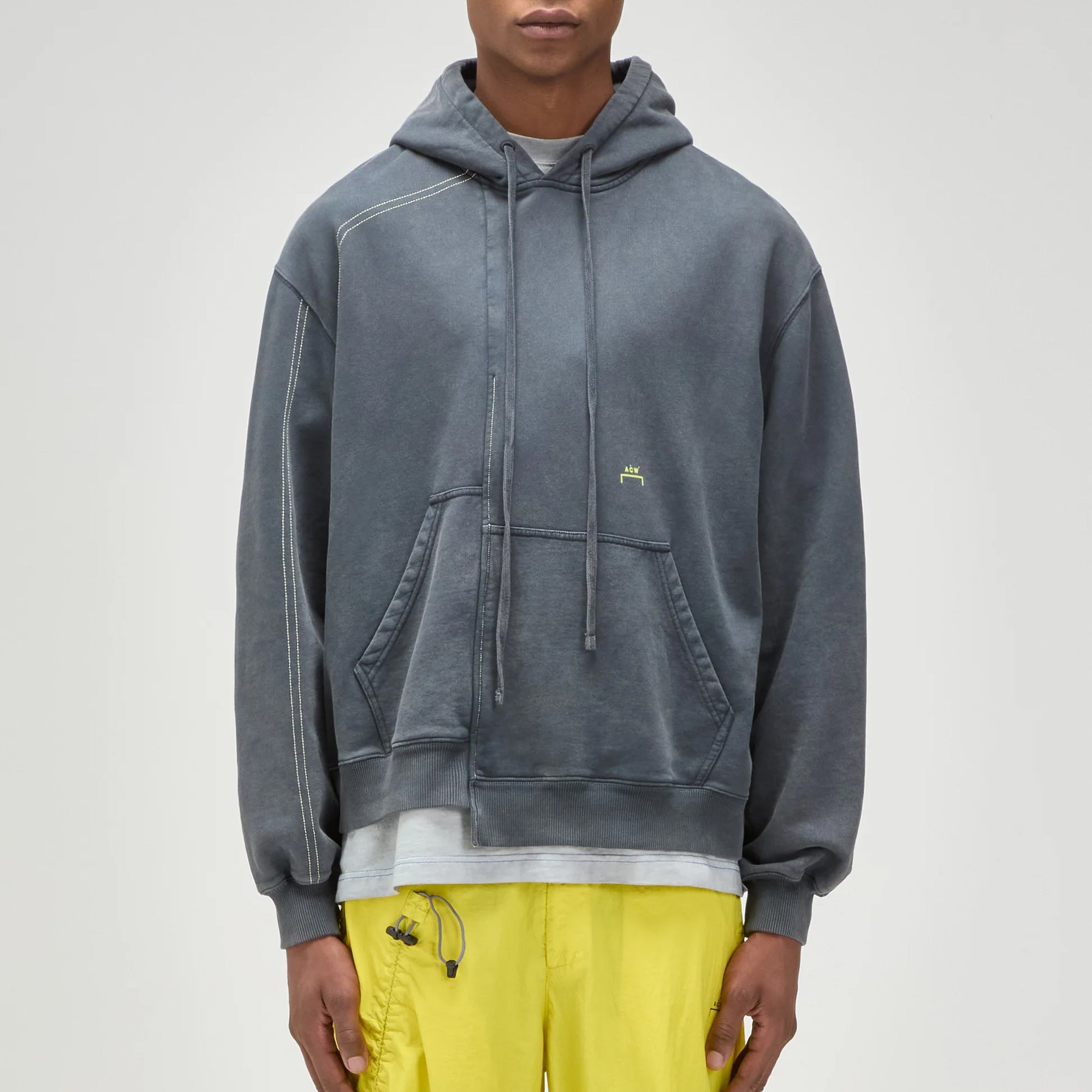 A-COLD-WALL* Oblique Hoodie Grey Slate ACWMW215