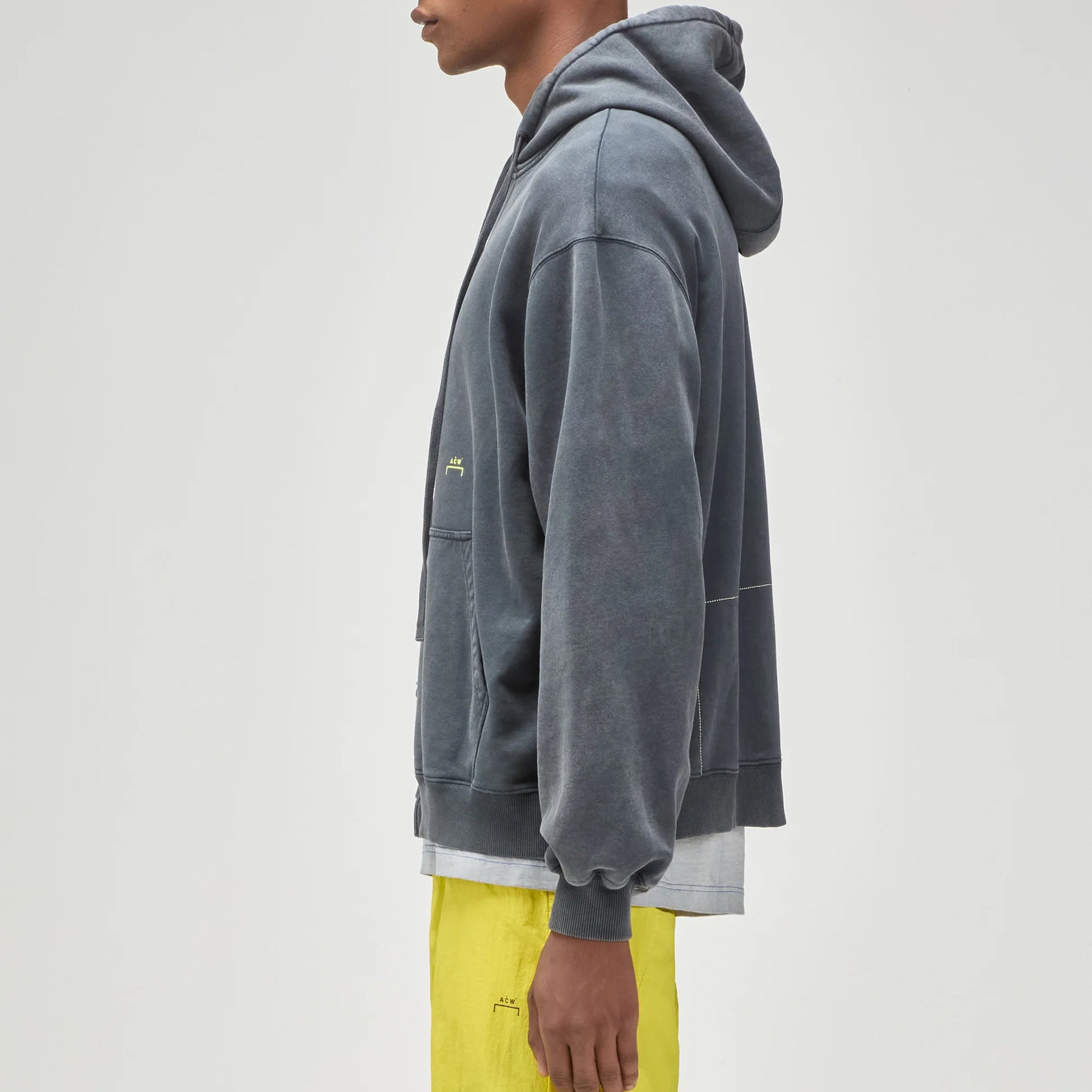 A-COLD-WALL* Oblique Hoodie Grey Slate ACWMW215