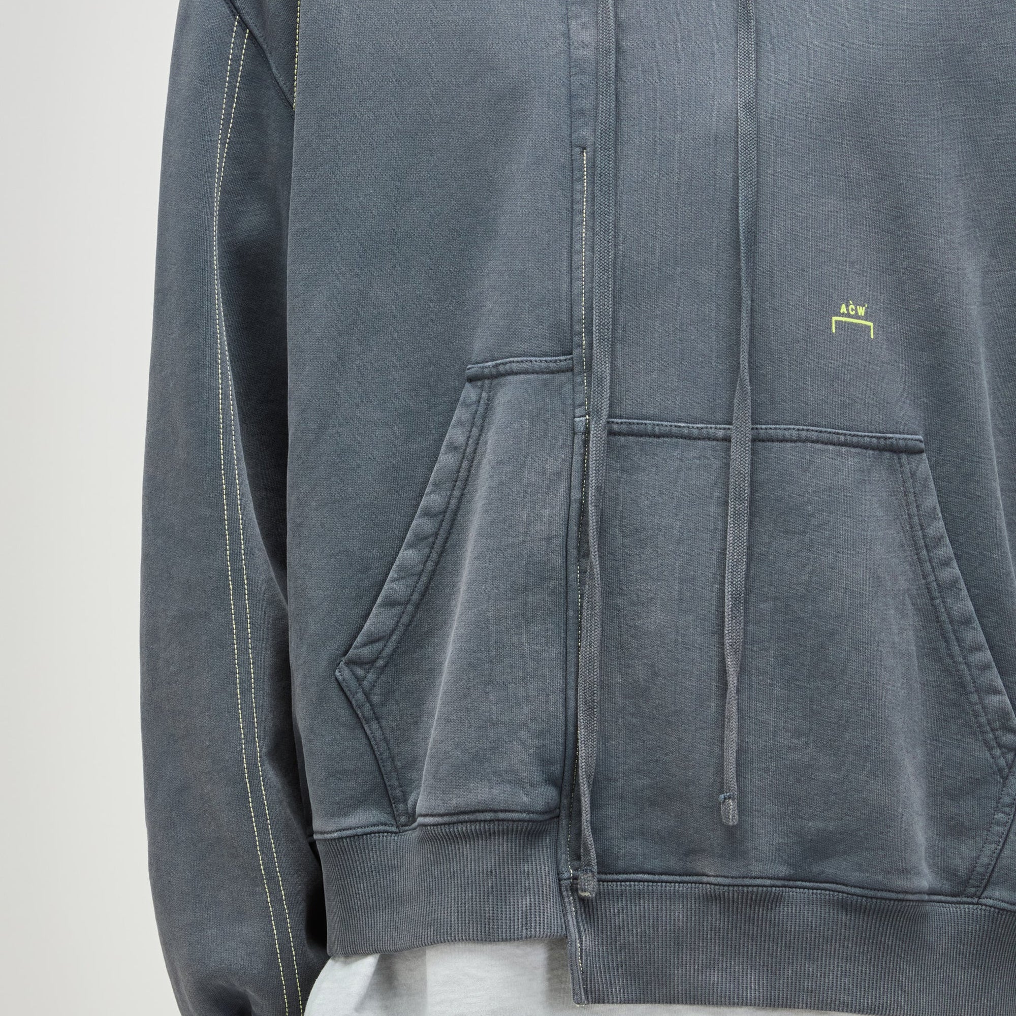 A-COLD-WALL* Oblique Hoodie Grey Slate ACWMW215