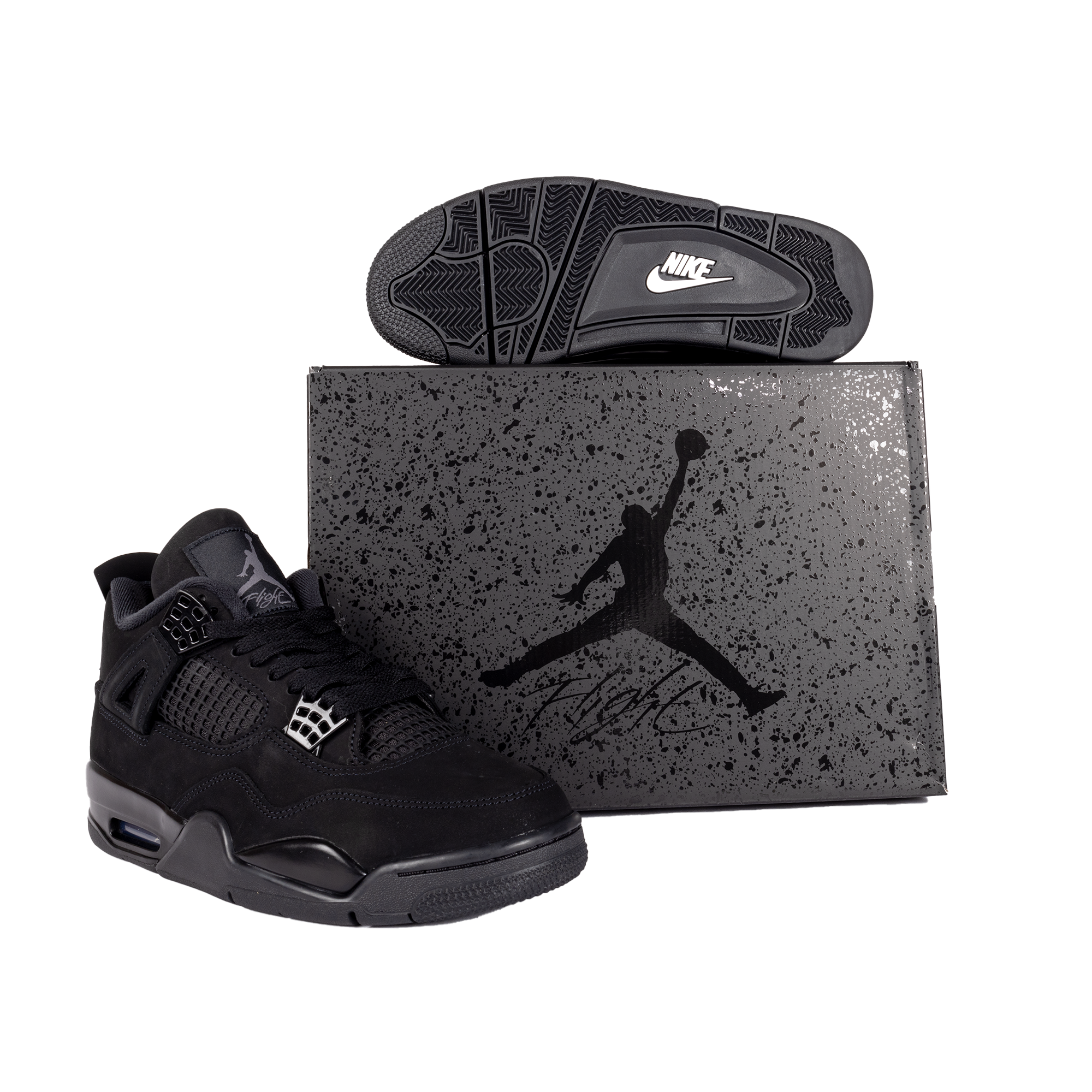 Nike Air Jordan 4 Retro "Black Cat" Black/Black/Lt Graphite FV5029-010