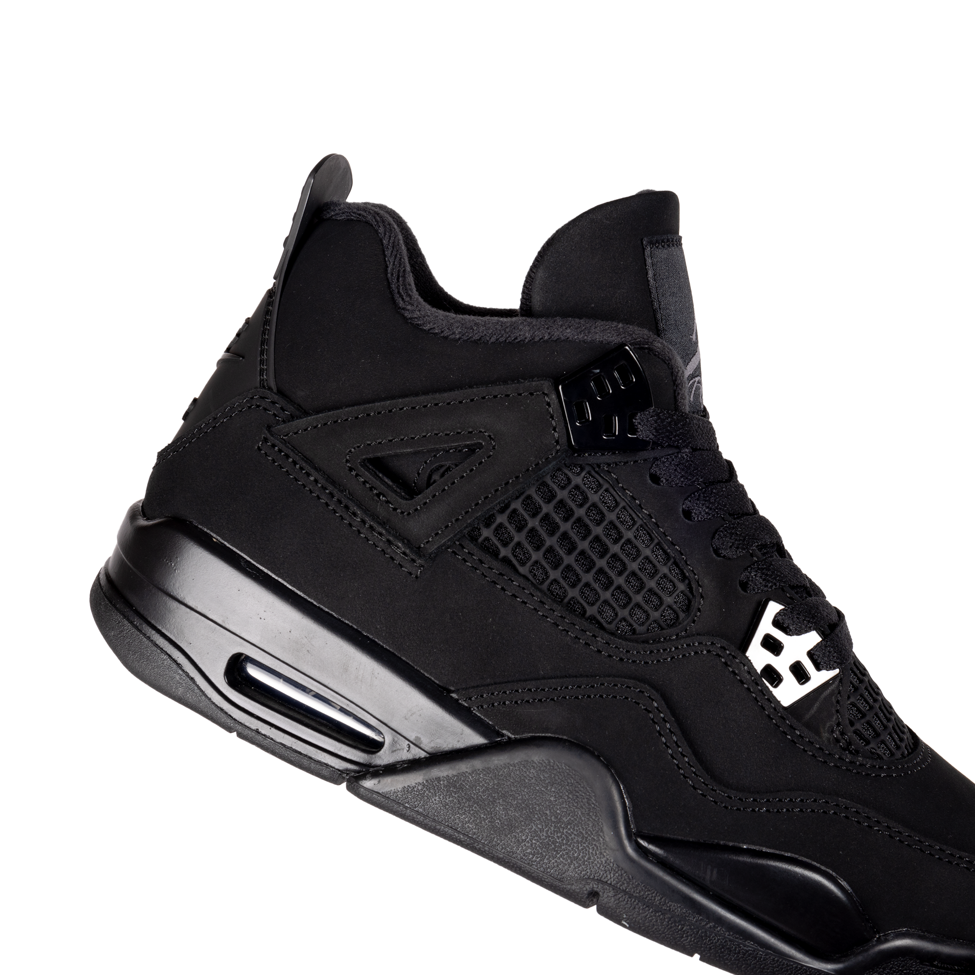 Nike Air Jordan 4 Retro "Black Cat" (GS) Black/Black/Lt Graphite IB4171-010