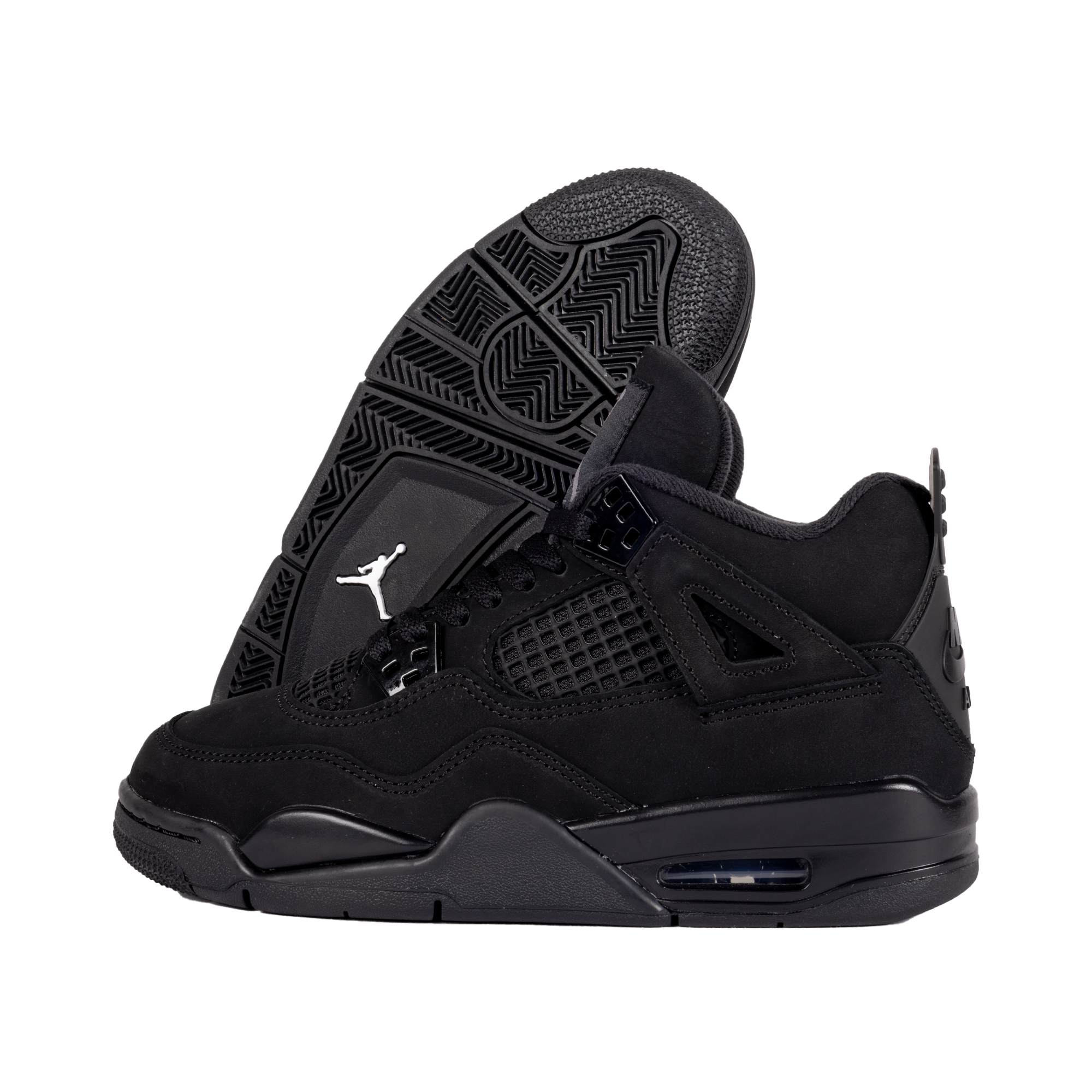 Nike Air Jordan 4 Retro "Black Cat" (GS) Black/Black/Lt Graphite IB4171-010