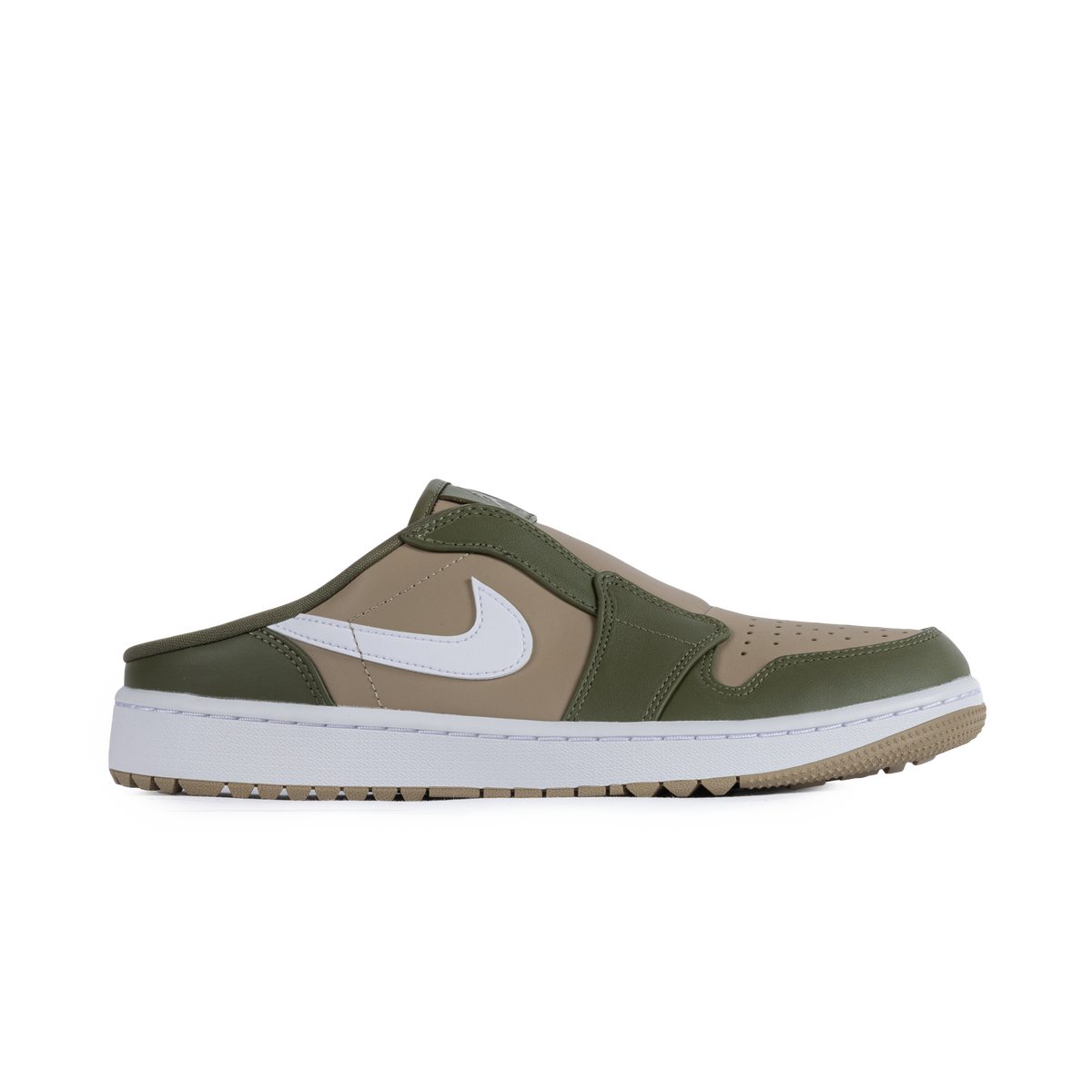 Nike Air Jordan Golf Mule Medium Olive/White/Khaki FJ1214-201