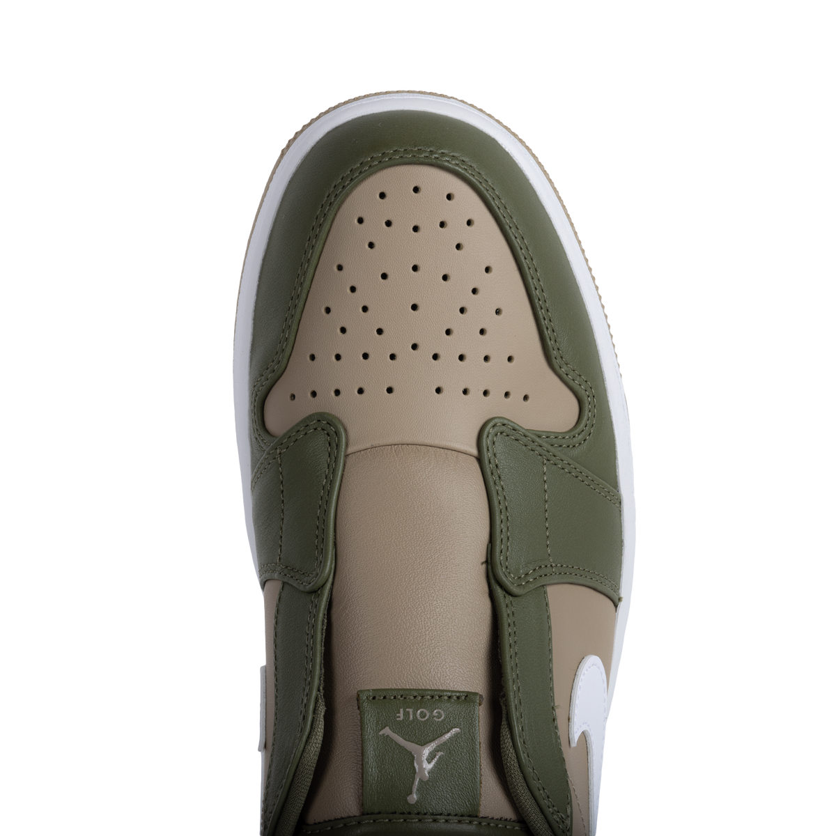 Nike Air Jordan Golf Mule Medium Olive/White/Khaki FJ1214-201