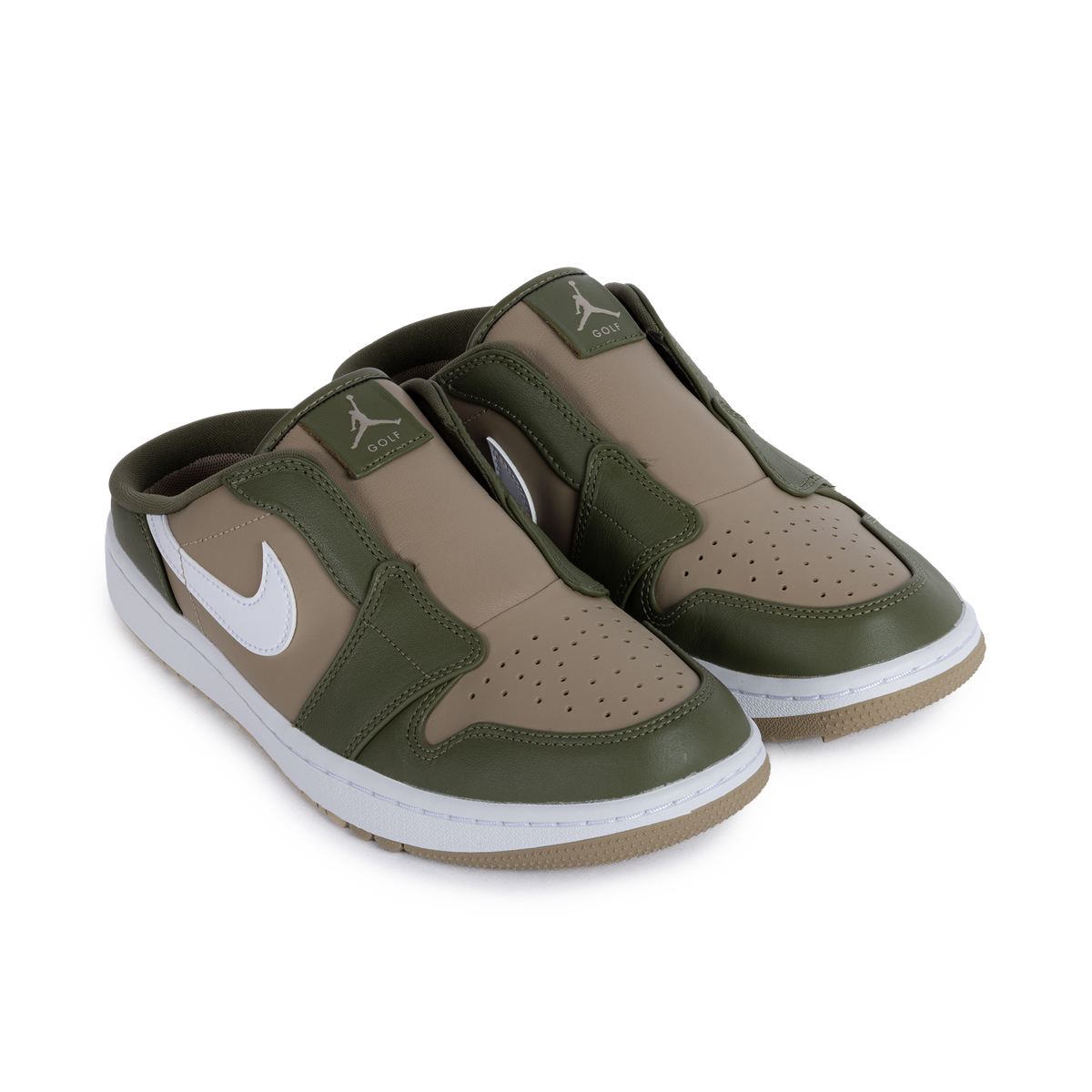 Nike Air Jordan Golf Mule Medium Olive/White/Khaki FJ1214-201