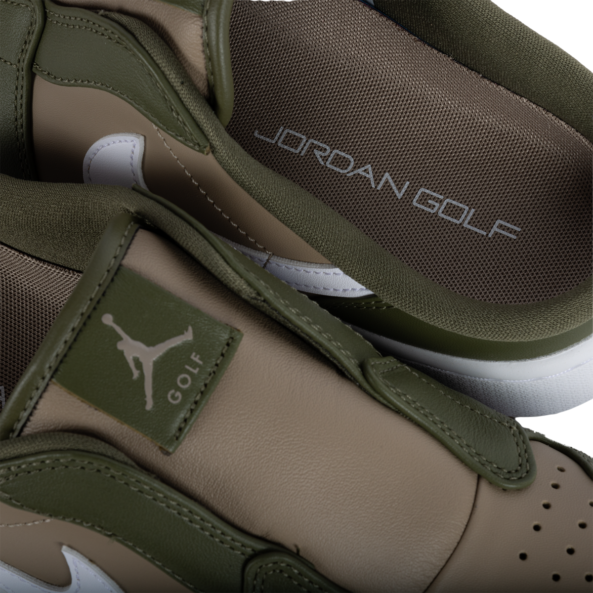 Nike Air Jordan Golf Mule Medium Olive/White/Khaki FJ1214-201