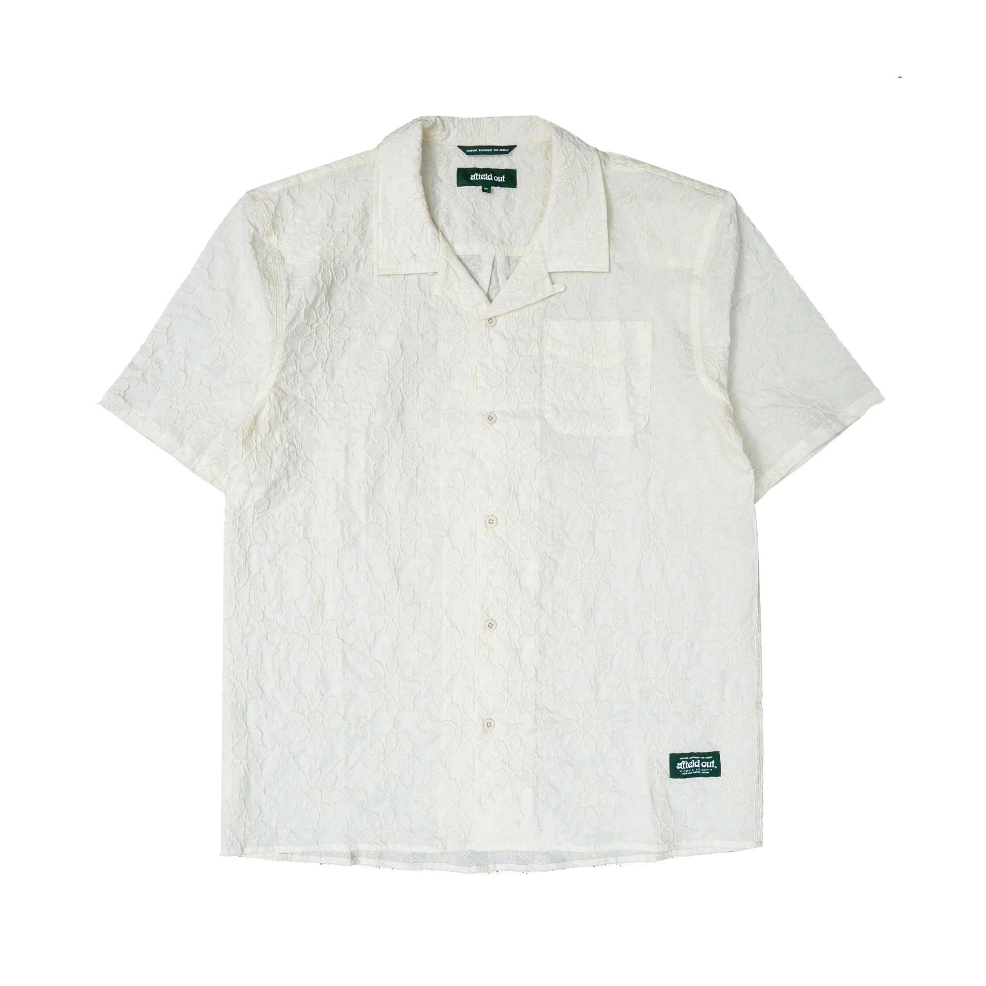 Afield Out Floral Button Up Bone