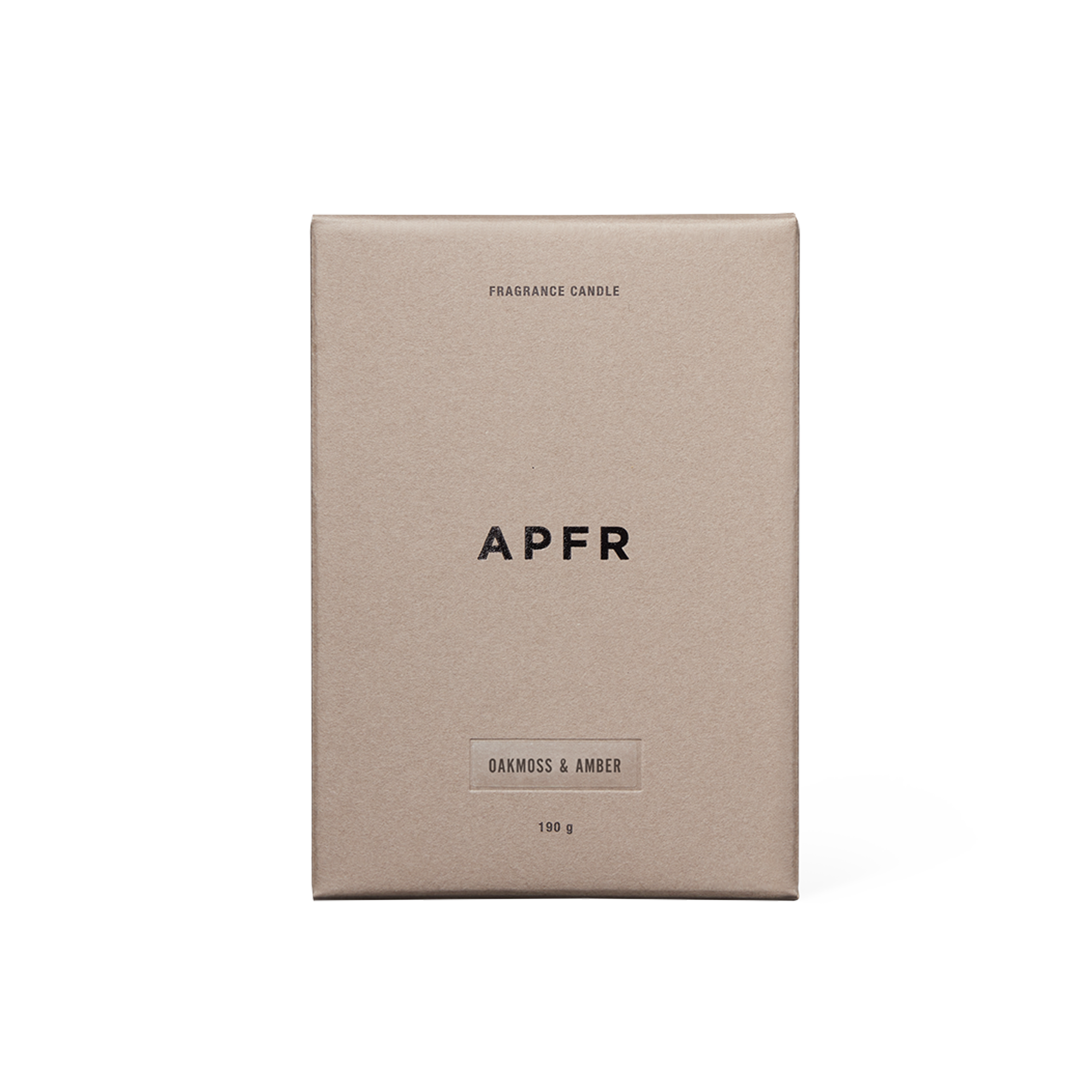 APFR Fragrance Candle "Oakmoss & Amber"