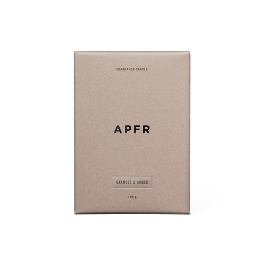 APFR Fragrance Candle "Oakmoss & Amber"