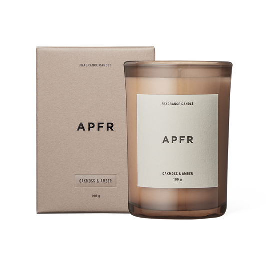 APFR Fragrance Candle "Oakmoss & Amber"