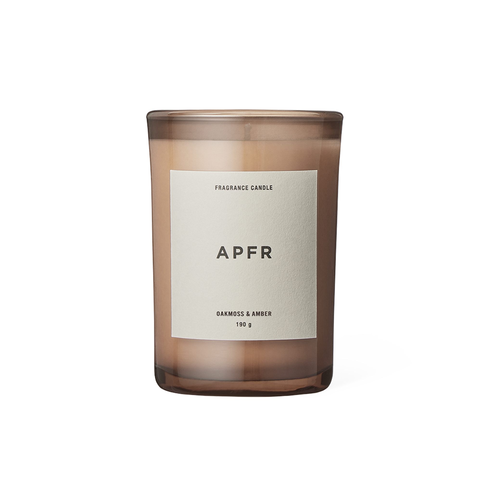 APFR Fragrance Candle "Oakmoss & Amber"