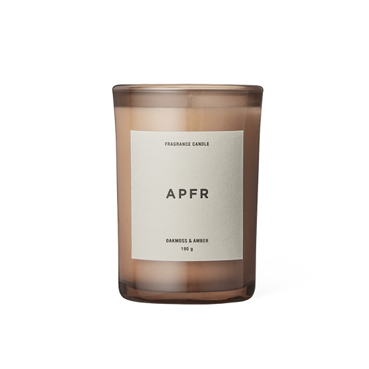 APFR Fragrance Candle "Oakmoss & Amber"
