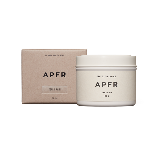 APFR Travel Tin Candle "Tears Rain"