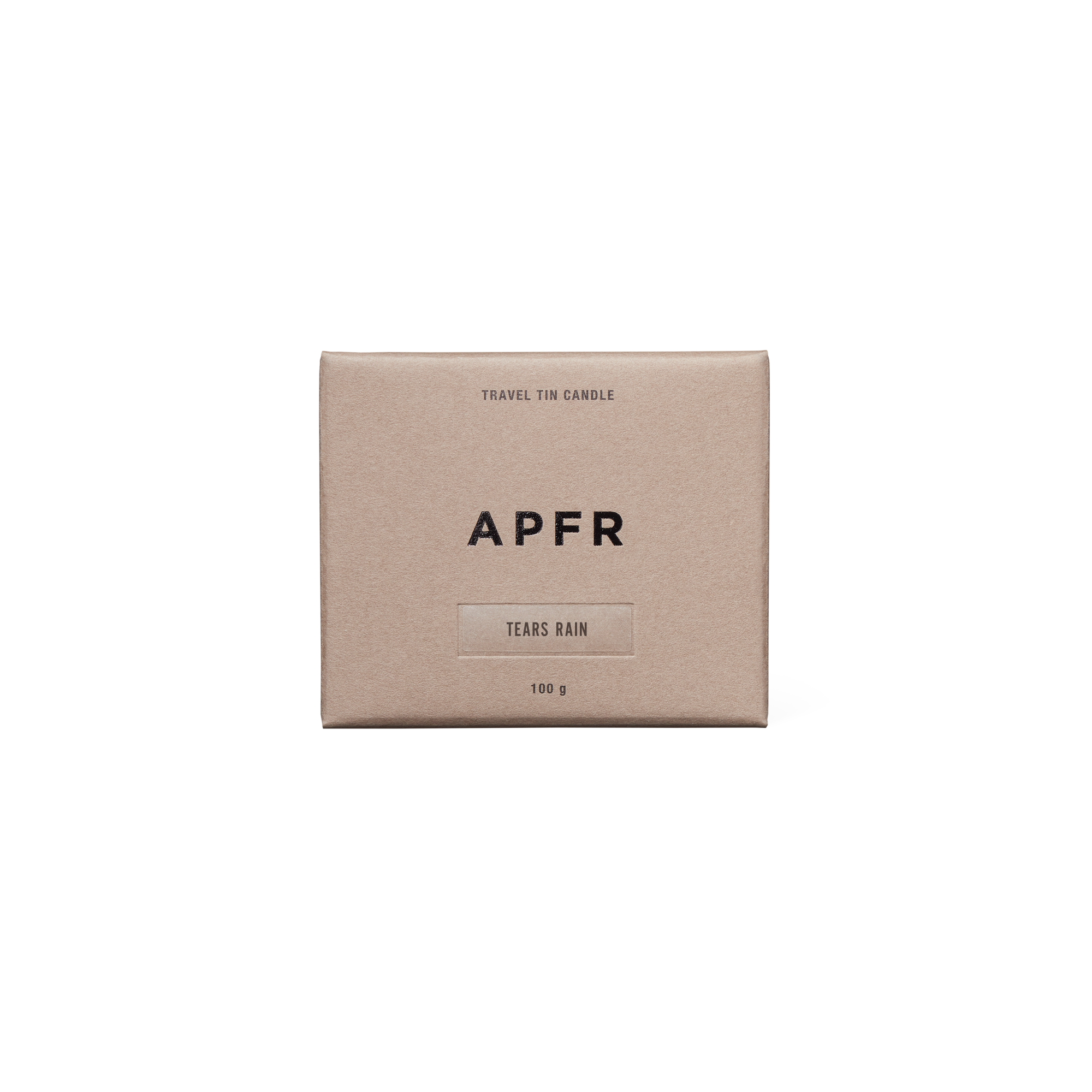 APFR Travel Tin Candle "Tears Rain"