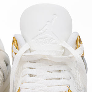 Nike Women's Air Jordan 4 Retro White & Gold AQ9129-170