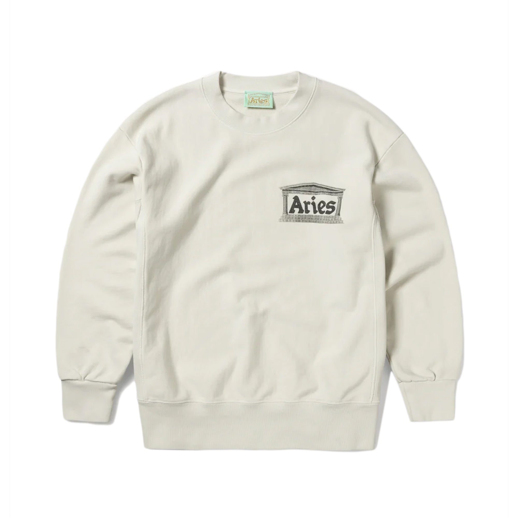 Aries Premium Aged Temple Sweatshirt Off White AR2002203