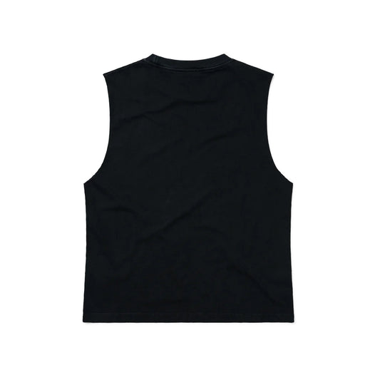 Aries Faded Bunny Muscle Vest Black AR4002903