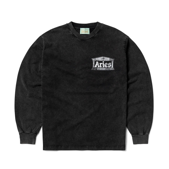 Aries Ancient Temple Long Sleeve Tee Black AR6014103