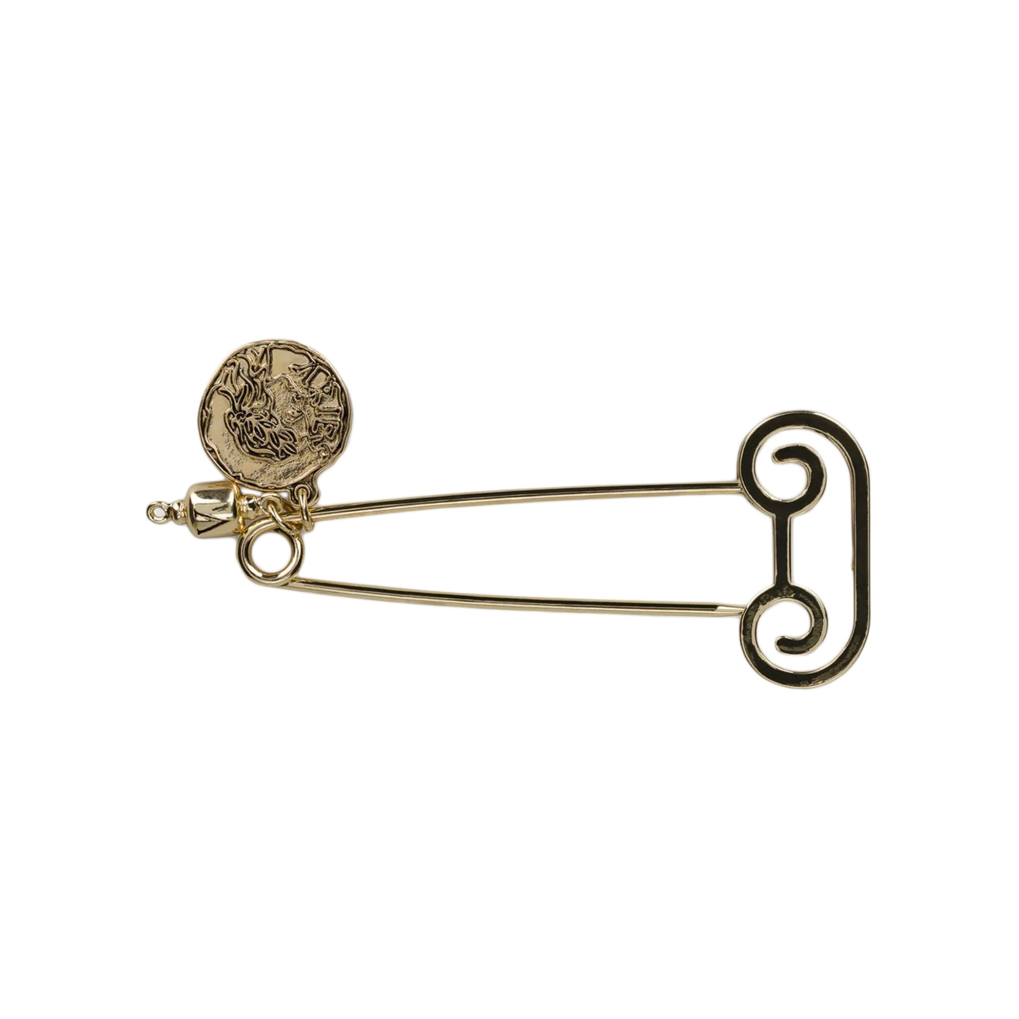 Aries Column Safety Pin Gold